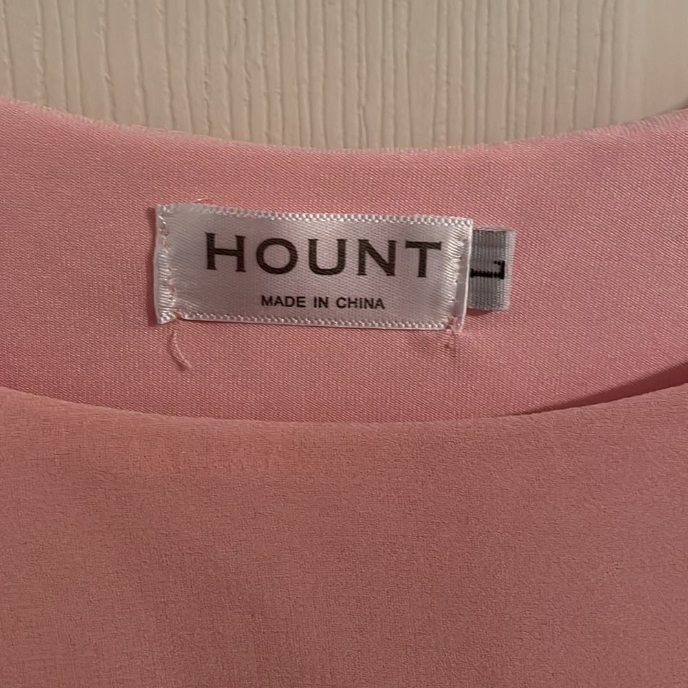 Hount light pink sheer blouse - Picture 2 of 4